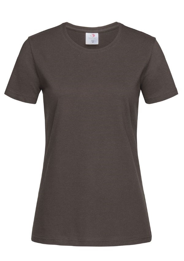 Stedman Classic-T T-shirt for her - Black 7C Dark Chocolate