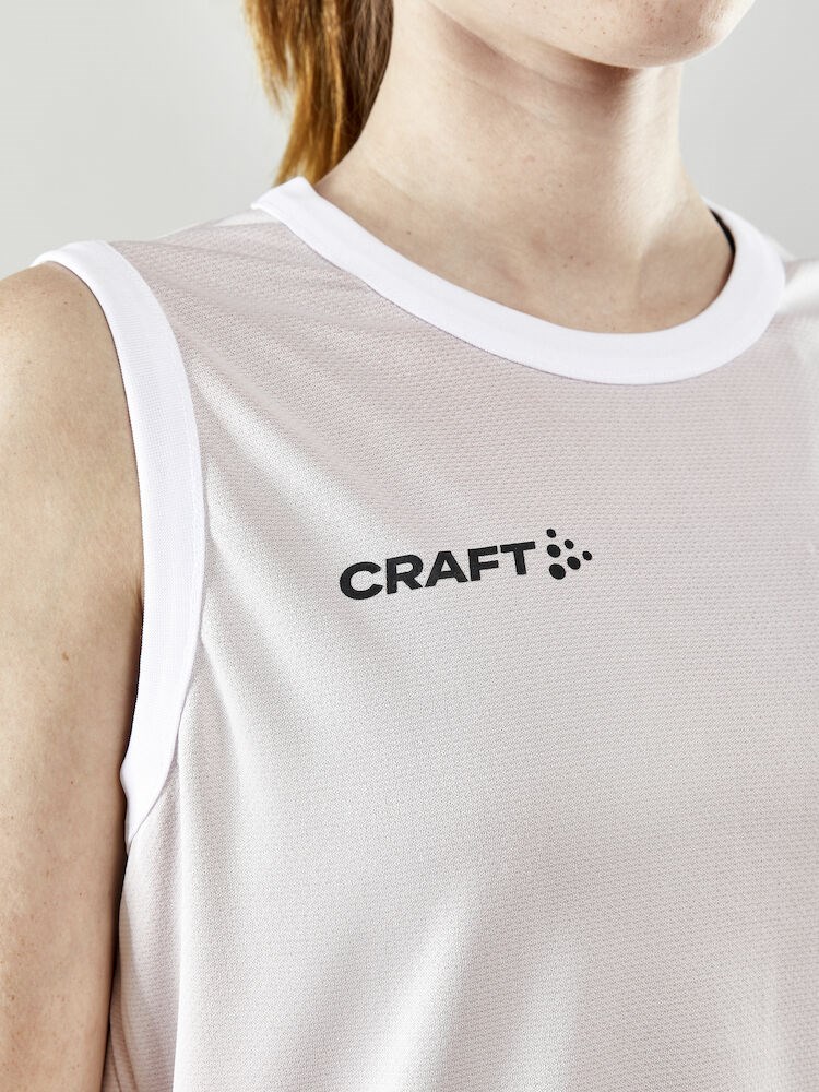 Craft - Progress Reversible Basket Singlet W Bright Red/White XS