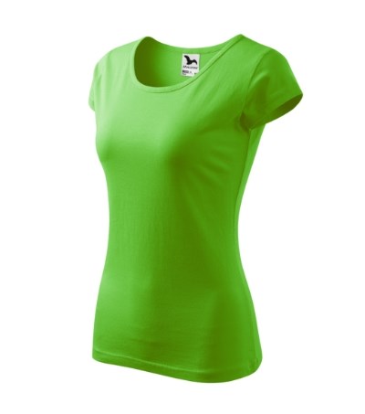 T-shirt dames Pure rood - appel groen