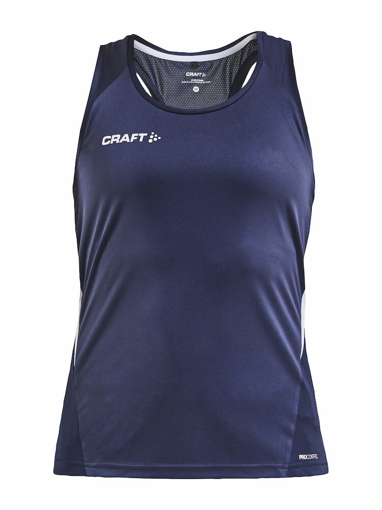 Craft - PRO Control Impact Singlet W White/Black XL - Navy/White