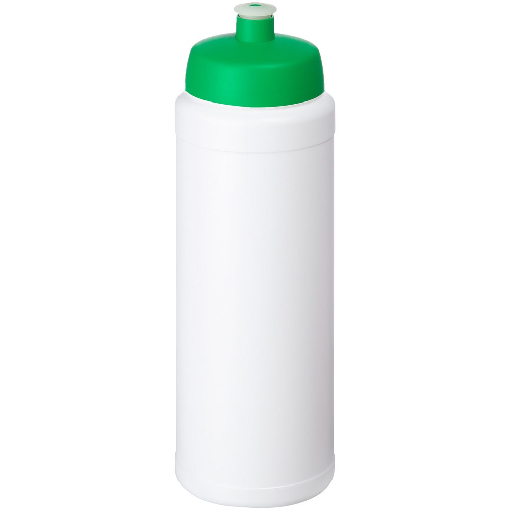 Baseline® Plus 750 ml drinkfles met sportdeksel - Wit, Groen