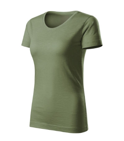 T-shirt dames Gulf royal blue - Khaki