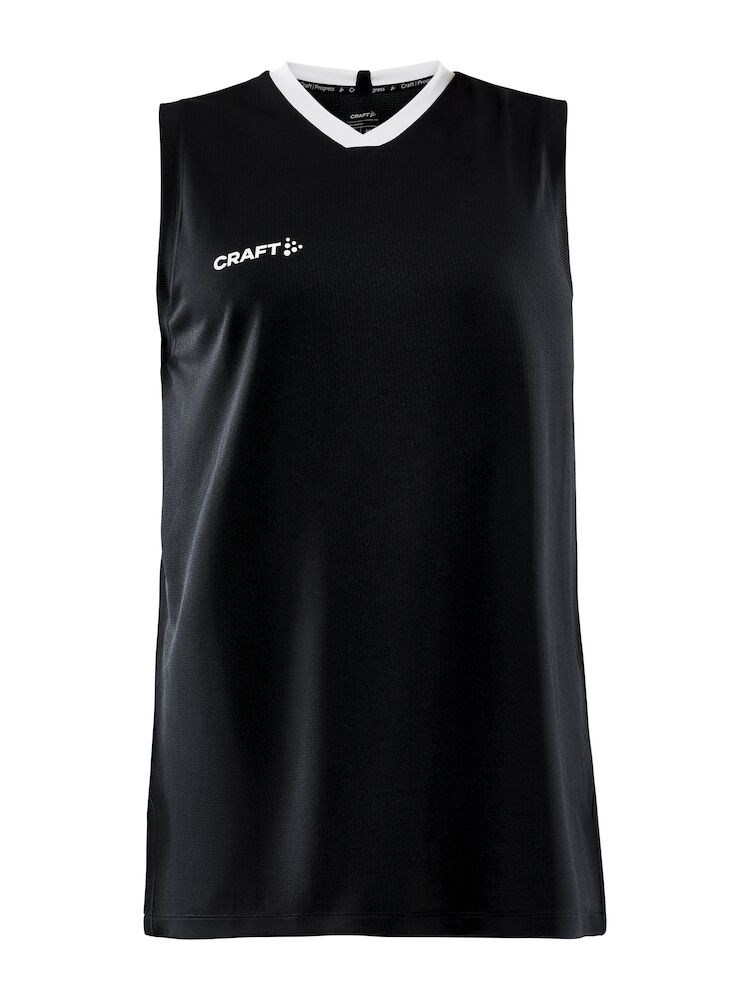Craft - Progress Basket Singlet M White S - Black
