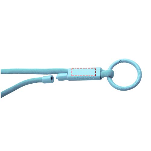 Tubyard lanyard met gerecycleerde plastic buis