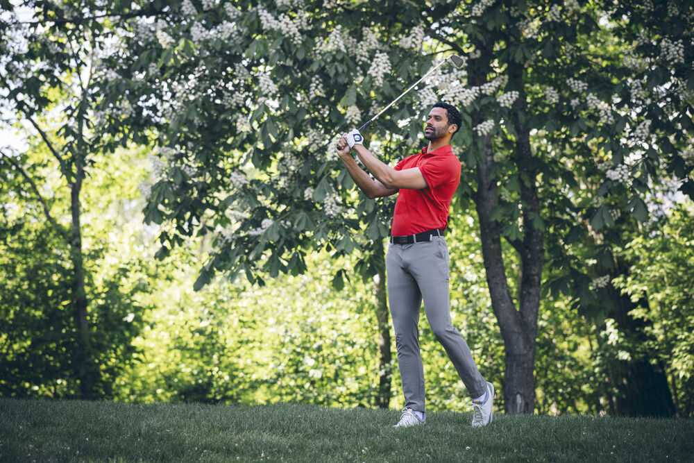 Cutter & Buck - Virtue Polo Solid Heren Rood L