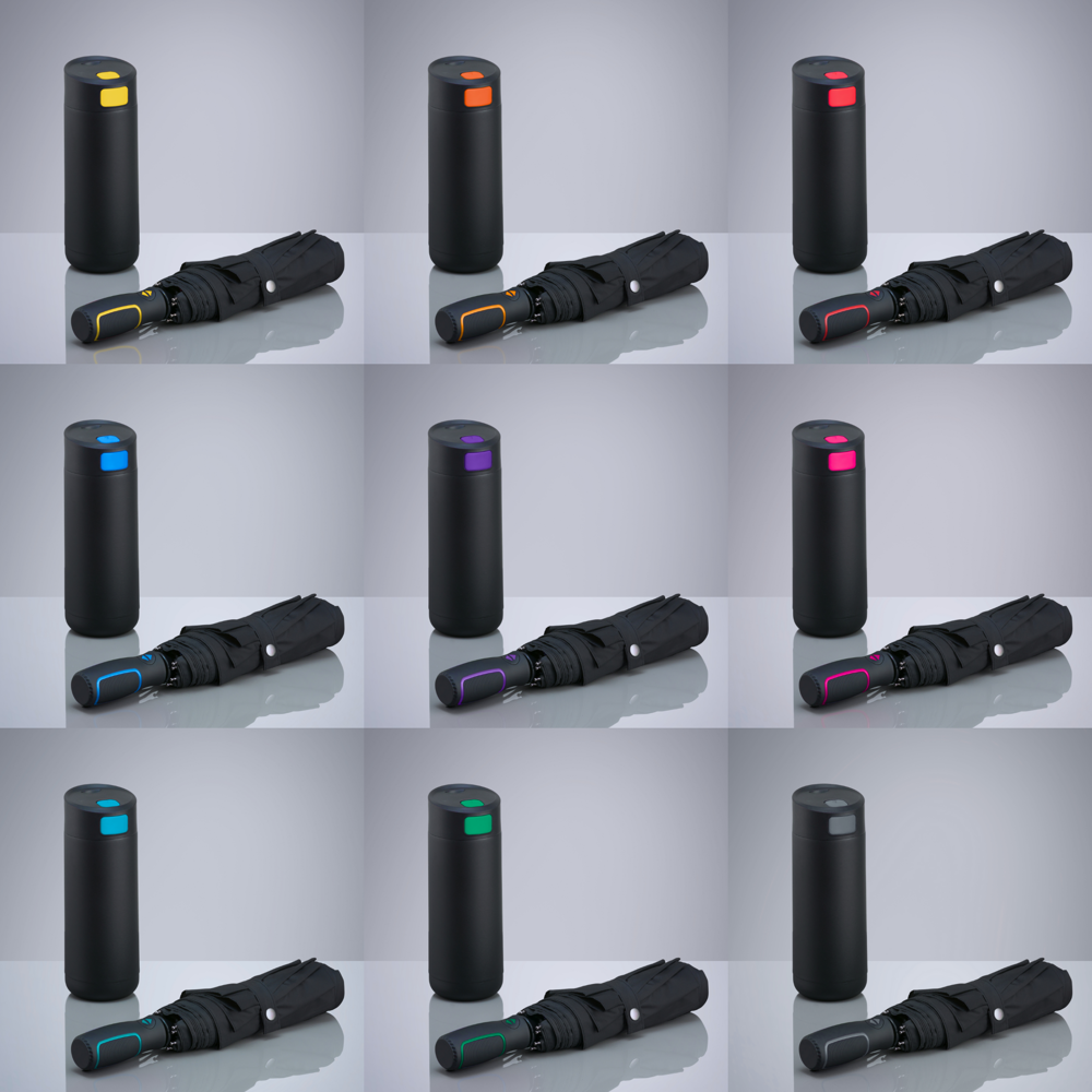 Dynamic Set: koffiemok 450 ml en automatische paraplu