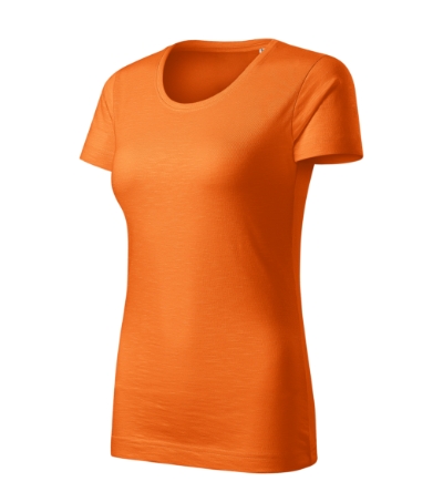 T-shirt dames Gulf royal blue - Oranje