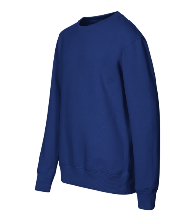 Sweatshirt kinderen Crew military - royal blue
