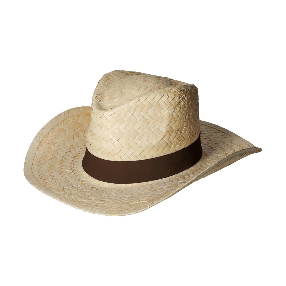 Strohoed "Texas" - natuur/bruin