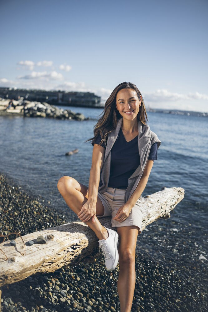 Cutter & Buck - Edgemont Shorts Dames Dennengroen XXL