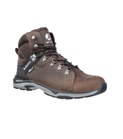 Enkelhoge schoenen uniseks BRIONE CTX MID donker bruin