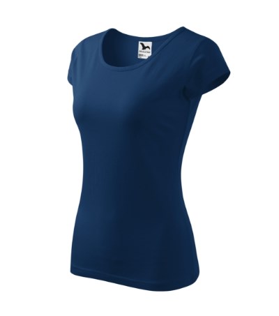 T-shirt dames Pure rood - midnight blue