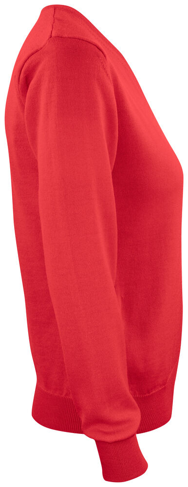 Cutter & Buck - Everett V-neck Dames Rood L