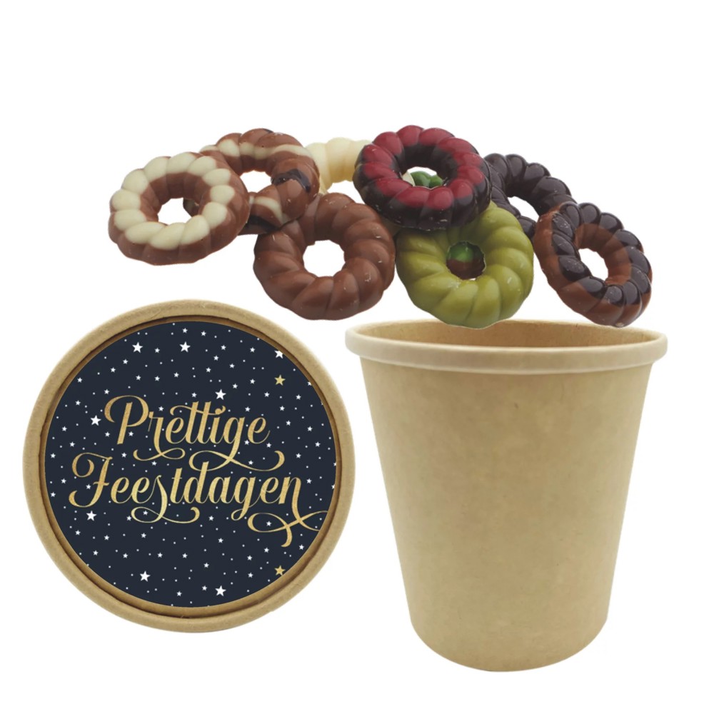 Bio Snoepbeker 150 gram Kerstkransjes