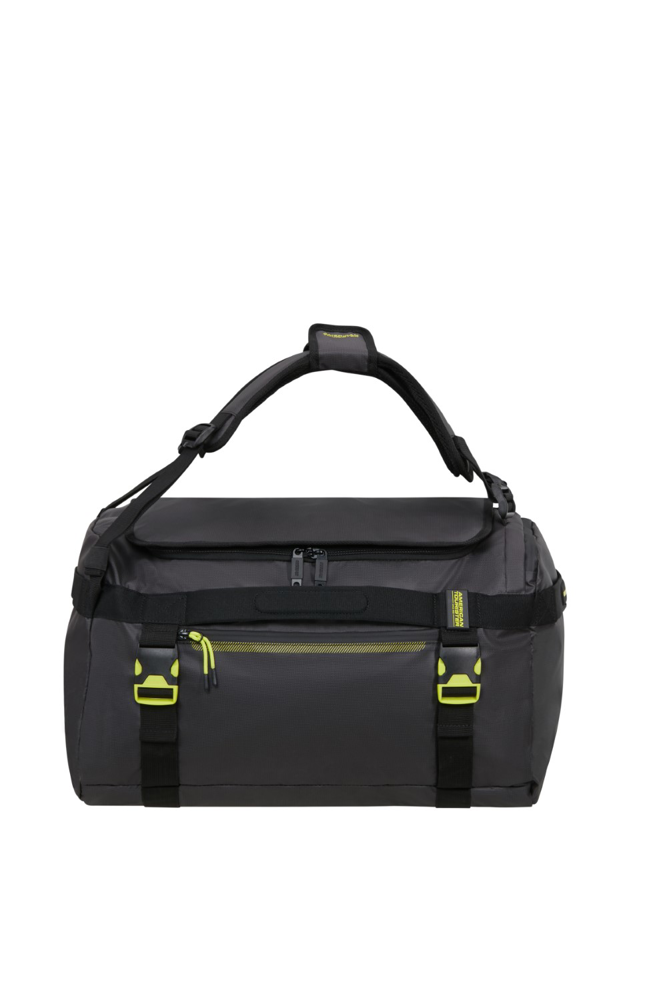 American Tourister Urban Track Duffle/Backpack L Coated - Black/Lime