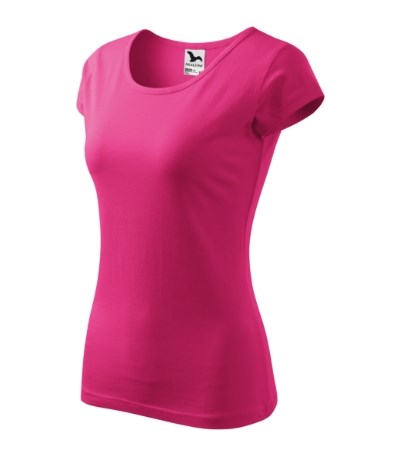 T-shirt dames Pure rood - Magenta