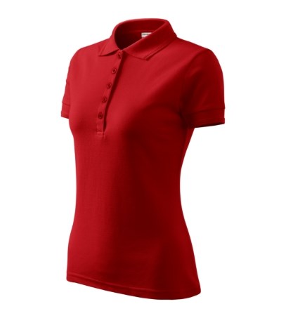 Poloshirt dames Reserve Zwart - Rood