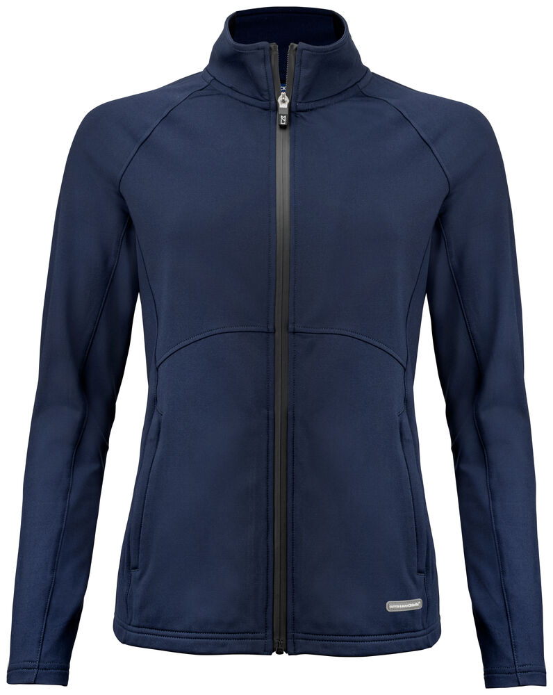 Cutter & Buck - Adapt FZ Jacket Dames Ivy Groen XS - Dark Navy