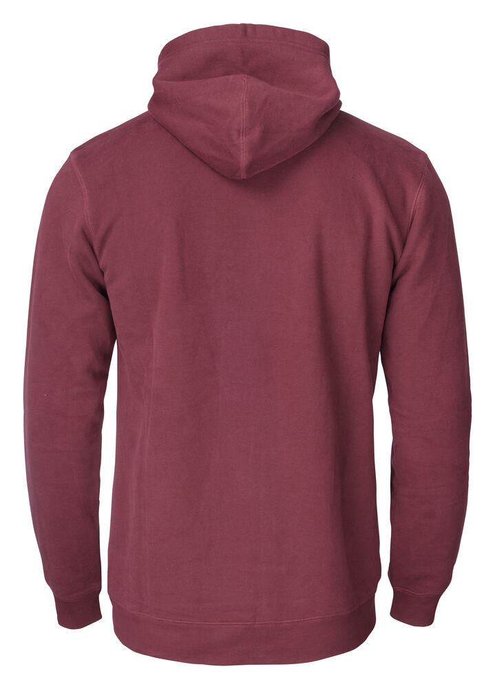 Cutter & Buck - Twisp Hood Full Zip  Heren Burgundy logo M