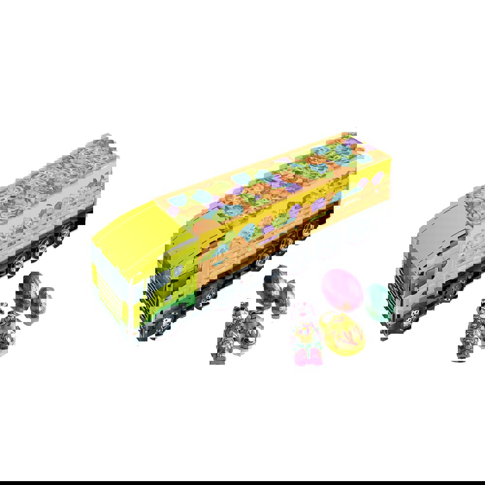 Medium truck met Paas chocolade - Wit