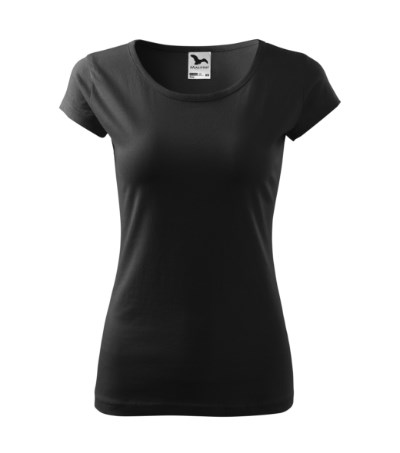 T-shirt dames Pure Zwart