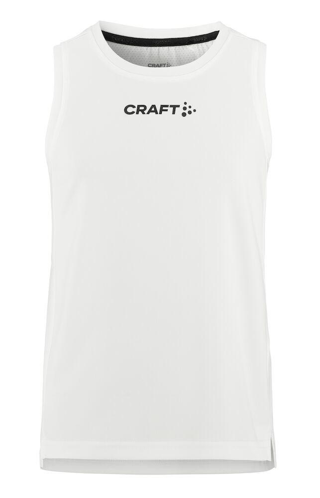 Craft - Rush 2.0 Singlet JR White 158/164