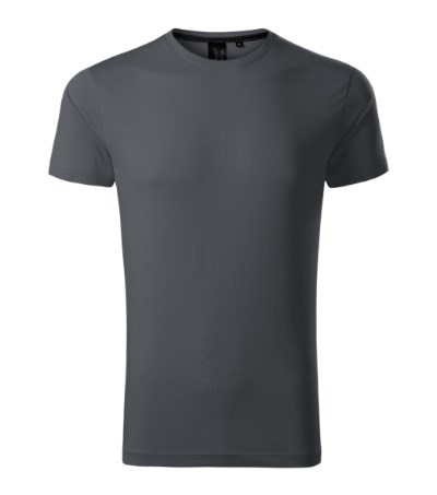 T-shirt heren Exclusive licht anthracite