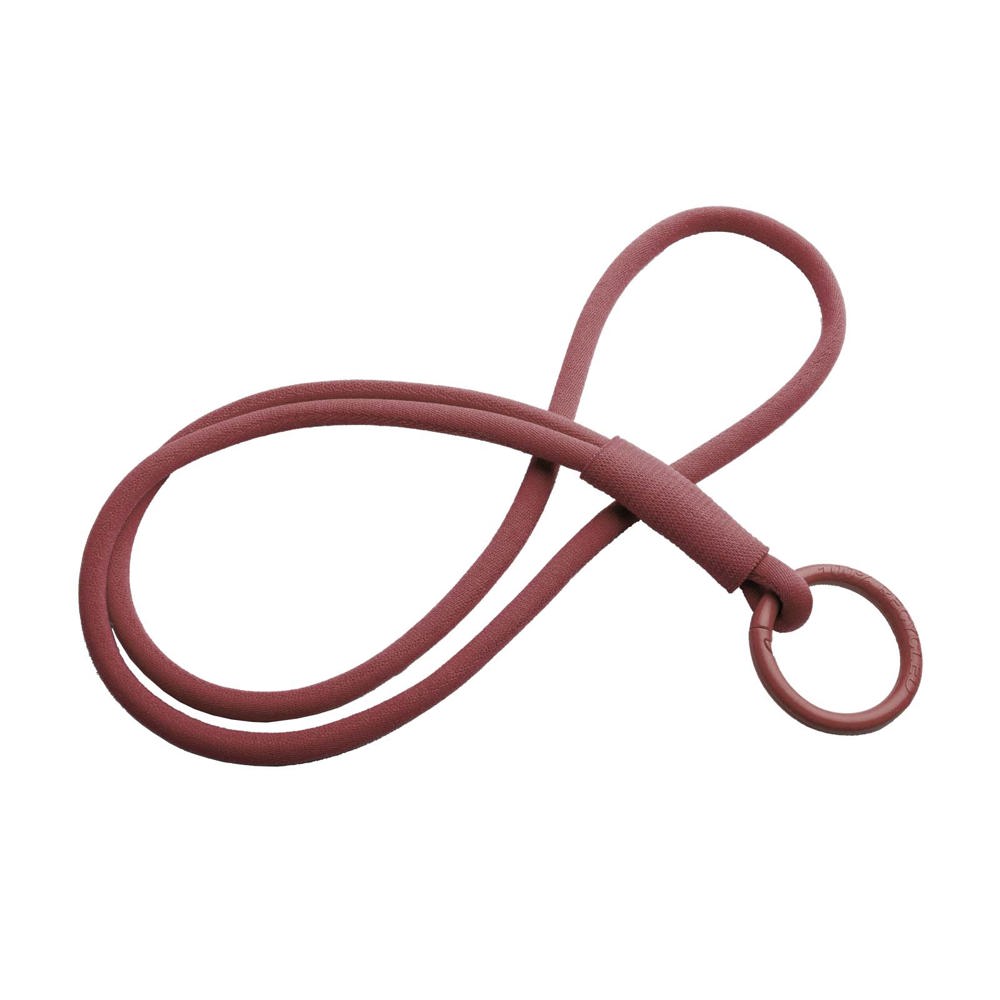 Tubyard lanyard met elastische buis - Bourgondisch