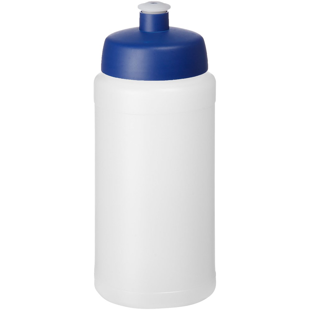 Baseline® Plus 500 ml drinkfles met sportdeksel - Transparent, Blauw