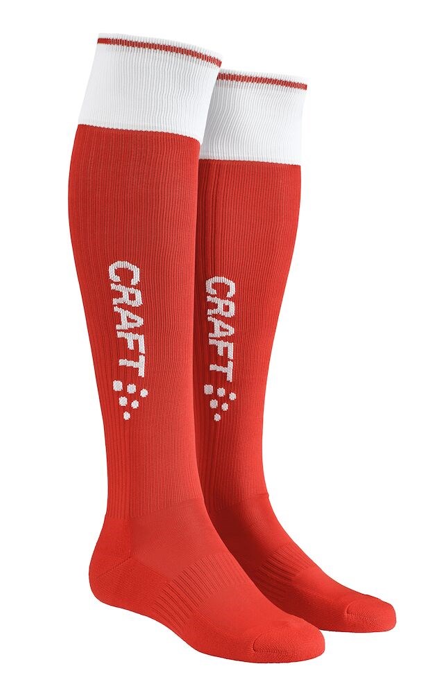 Craft - Progress 2.0 Contrast Sock White/Black 28/30 - Bright Red/White