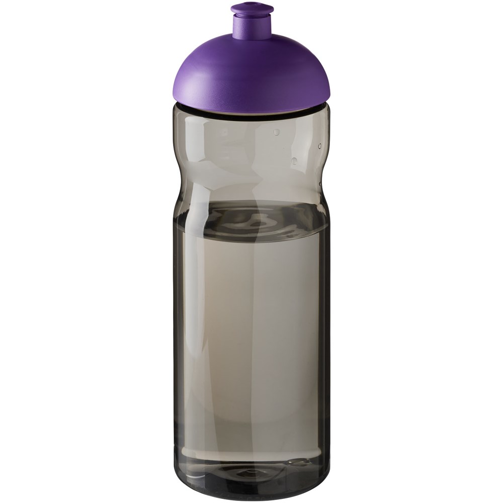 H2O Active® Eco Base 650 ml sportfles met koepeldeksel - Houtskool, Paars