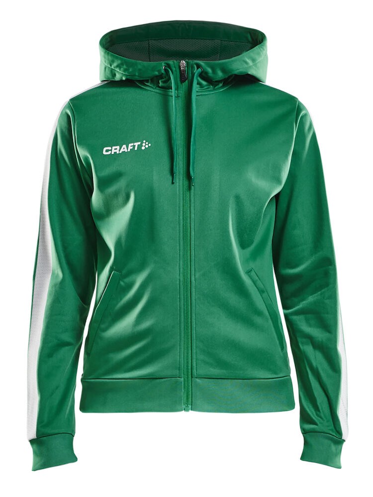 Craft - Pro Control Hood Jacket W Club Cobolt/White XXL - Team Green/White