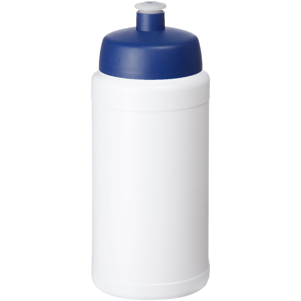 Baseline® Plus 500 ml drinkfles met sportdeksel - Wit, Blauw