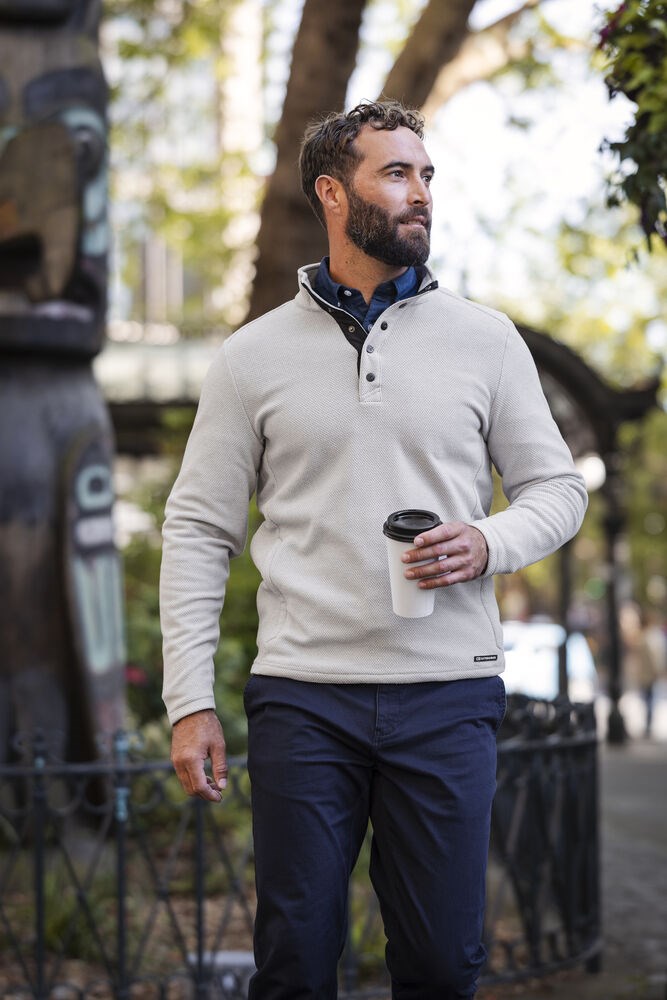 Cutter & Buck - Hunts Point Fleece Heren Zilver M