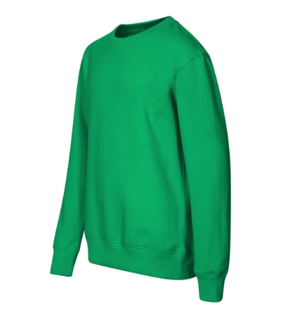 Sweatshirt kinderen Crew military - kelly green