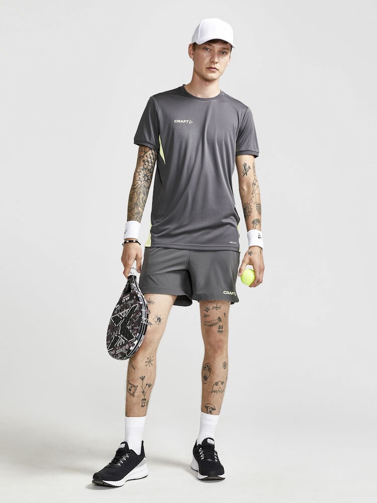 Craft - PRO Control Impact SS Tee M Granite-Giallo S