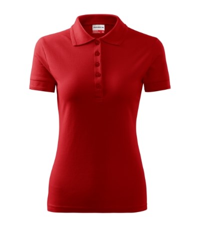 Poloshirt dames Reserve rood