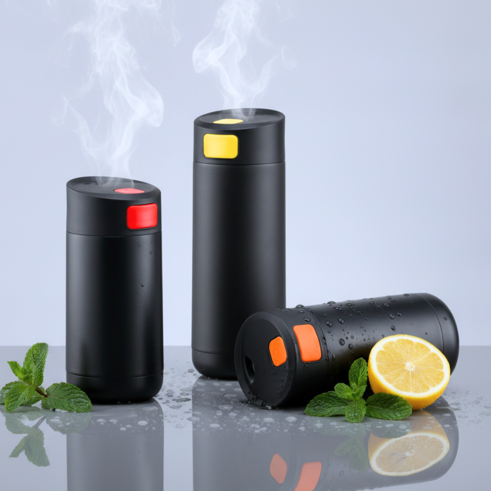 Dynamic Set: koffiemok 450 ml en automatische paraplu