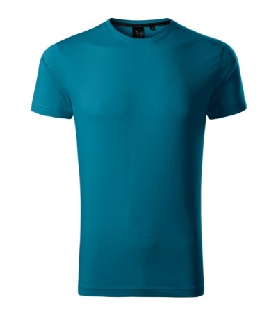 T-shirt heren Exclusive petrol blue