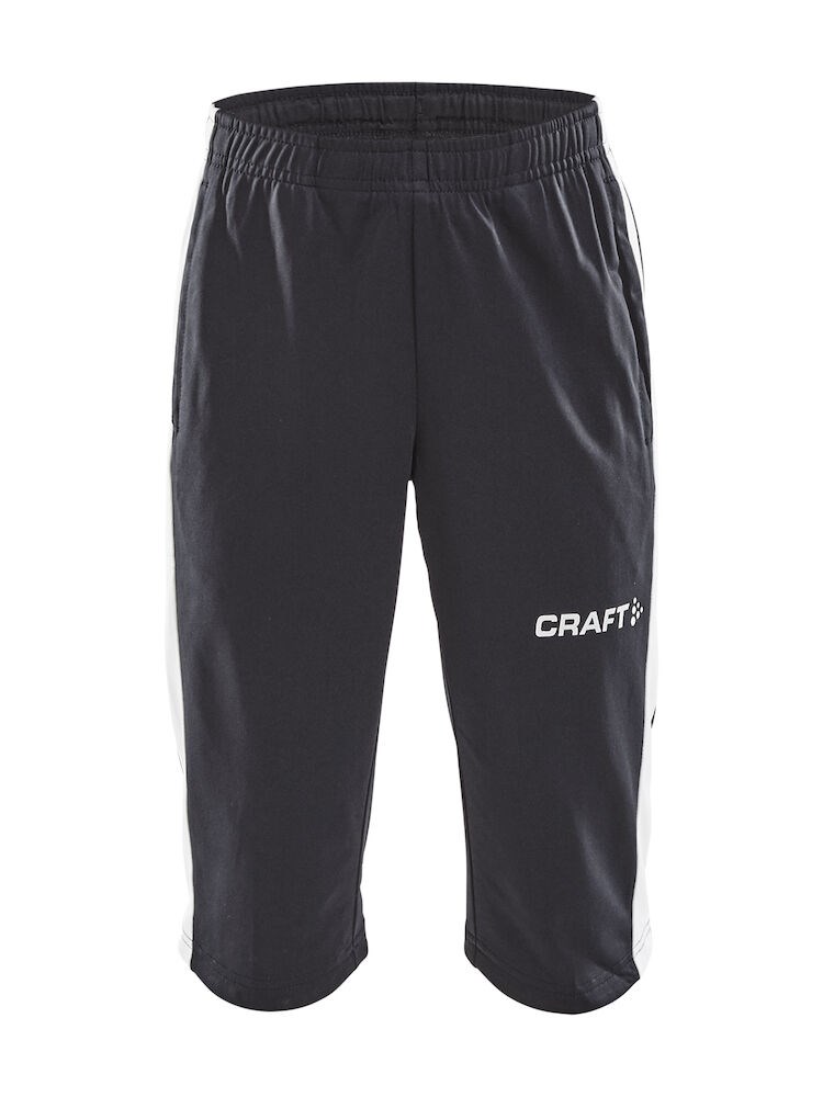 Craft - Progress 3/4 Pants Jr Navy/White 134/140 - Black/White