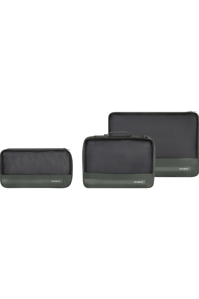 Samsonite Ta Revolution Set Of 3 Packing Cubes - Green