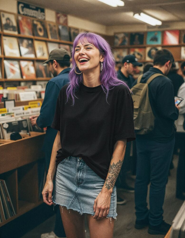 Untagged Movement - UM T-Shirt (OCS) 
Loose Fit Unisex Birch L