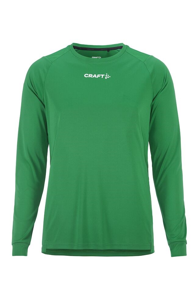 Craft - Rush 2.0 LS Tee M Club Cobolt S - Team Green