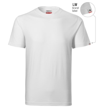 T-shirt uniseks Base Wit 00 (brand label)