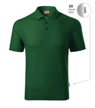 Poloshirt heren Reserve bottle green 06 (brand label)