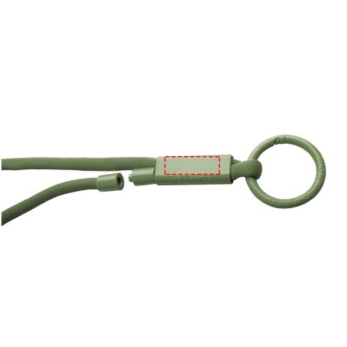 Tubyard lanyard met gerecycleerde plastic buis