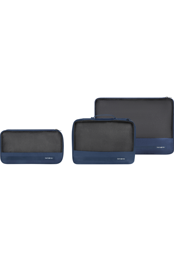 Samsonite Ta Revolution Set Of 3 Packing Cubes - Midnight Blue
