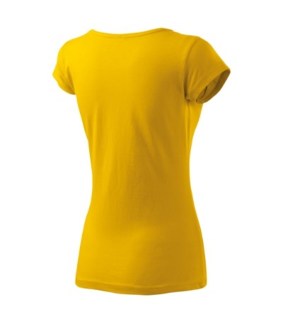 T-shirt dames Pure geel