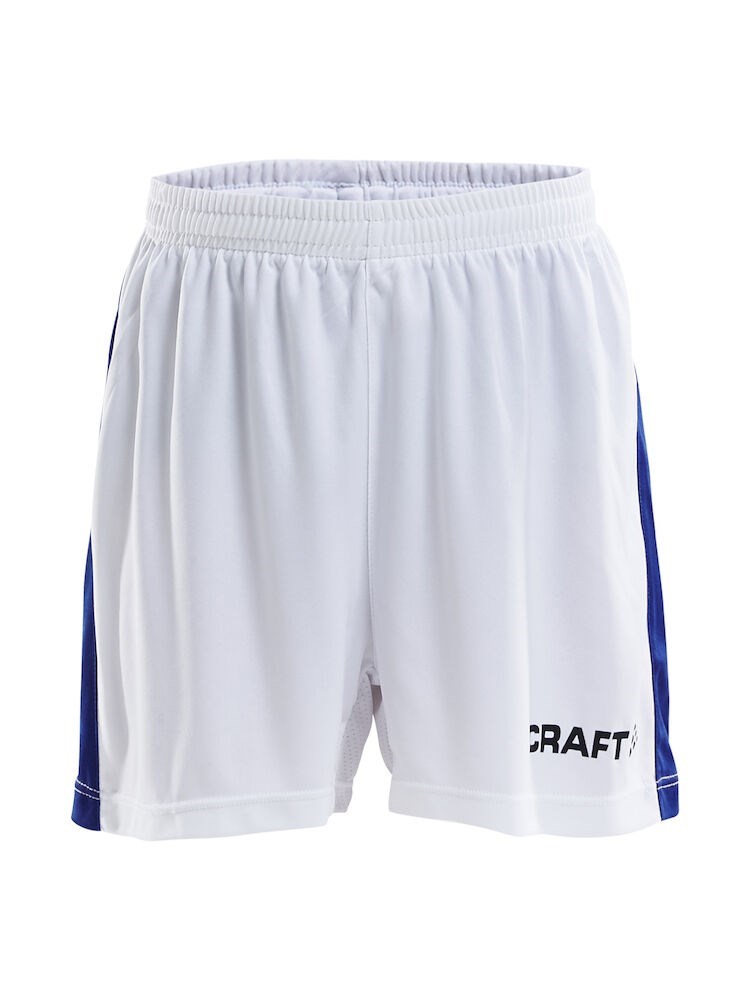 Craft - Progress Short Contrast Jr Wb Club Cobolt/Sweden Yellow 122/128 - White/Club Cobolt