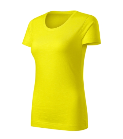 T-shirt dames Gulf royal blue - lemon